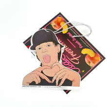 Load image into Gallery viewer, Peso Pluma (Peach Scent) Air Freshener 2-Sided