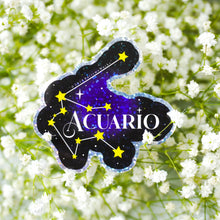 Load image into Gallery viewer, Acuario Horoscopo 3" Sticker