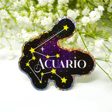 Load image into Gallery viewer, Acuario Horoscopo 3" Sticker