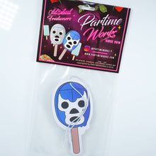 Load image into Gallery viewer, Luchadores Paleta (Bubble Gum Popsicle Scent) Air Freshener