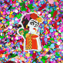 Load image into Gallery viewer, Frida con Changuito 3" Sticker