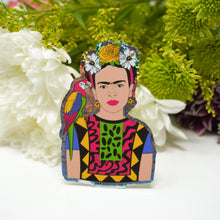 Load image into Gallery viewer, Frida Parrot 3&quot; Sticker
