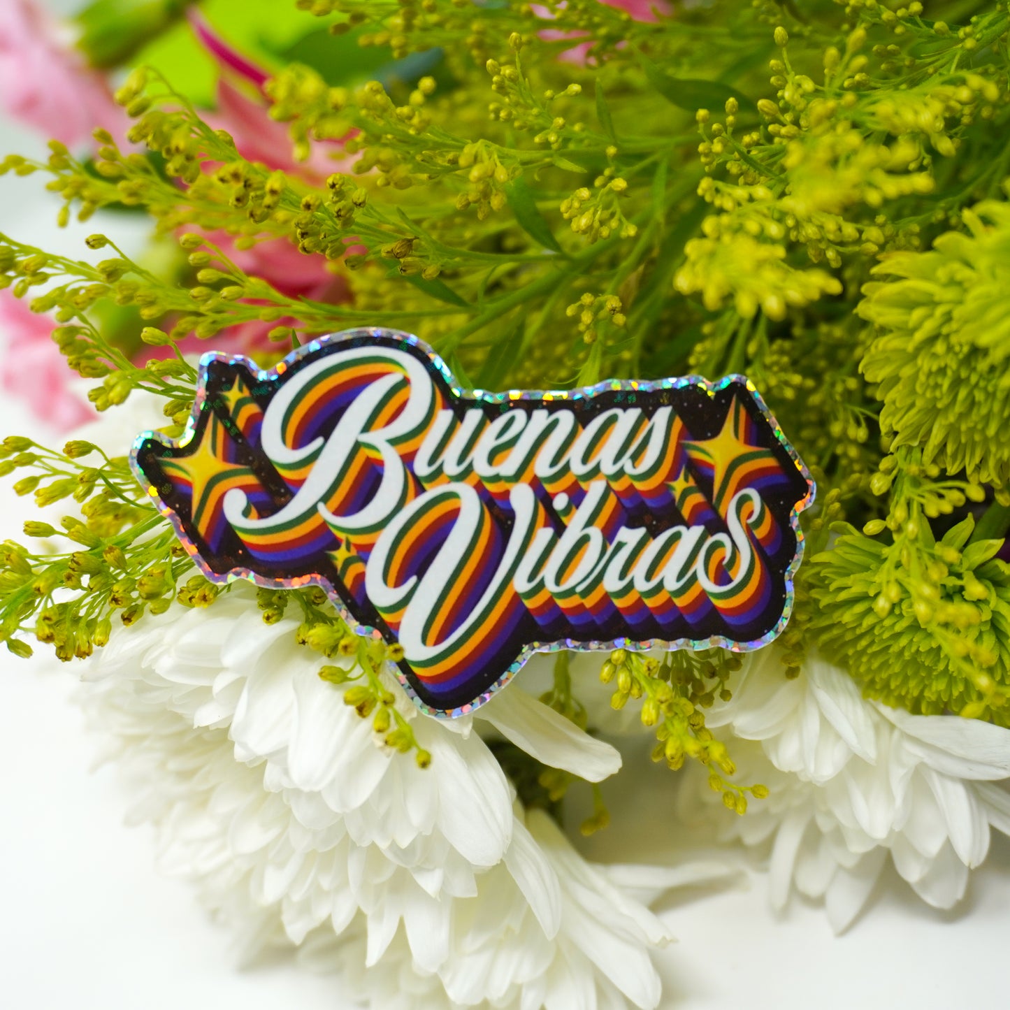 Buenas Vibras 3" Sticker