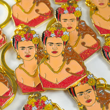 Load image into Gallery viewer, Frida Mujer Keychain
