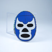 Load image into Gallery viewer, Blue Demon Mask 3" Sticker