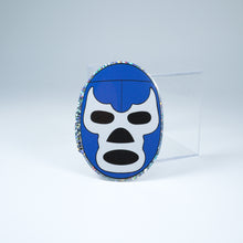 Load image into Gallery viewer, Blue Demon Mask 3" Sticker