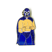 Load image into Gallery viewer, Blue Demon Luchador Pin