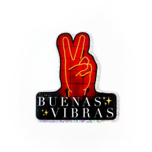 Load image into Gallery viewer, Buenas Vibras Peace 3" Sticker