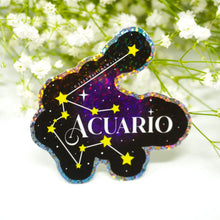 Load image into Gallery viewer, Acuario Horoscopo 3" Sticker