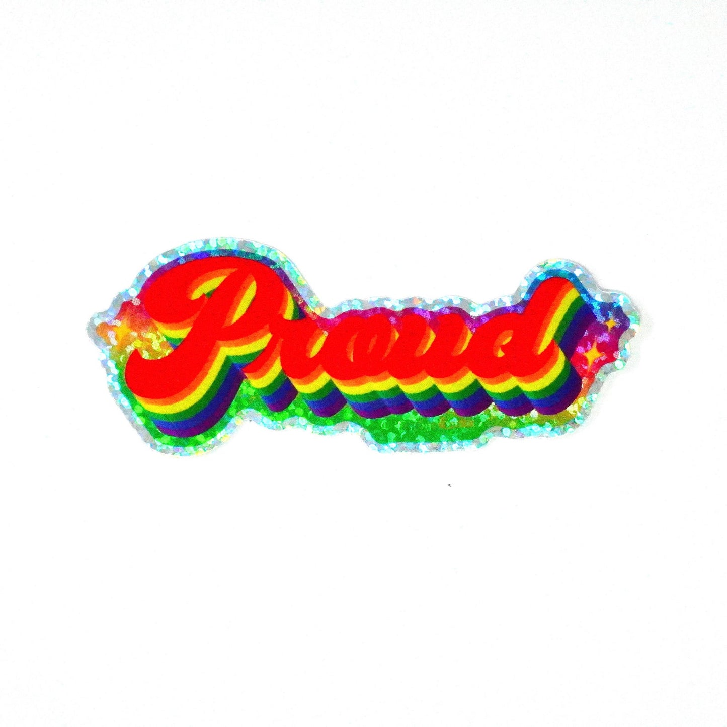 Proud 3" Sticker
