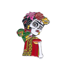 Load image into Gallery viewer, Frida con Changuito Pin
