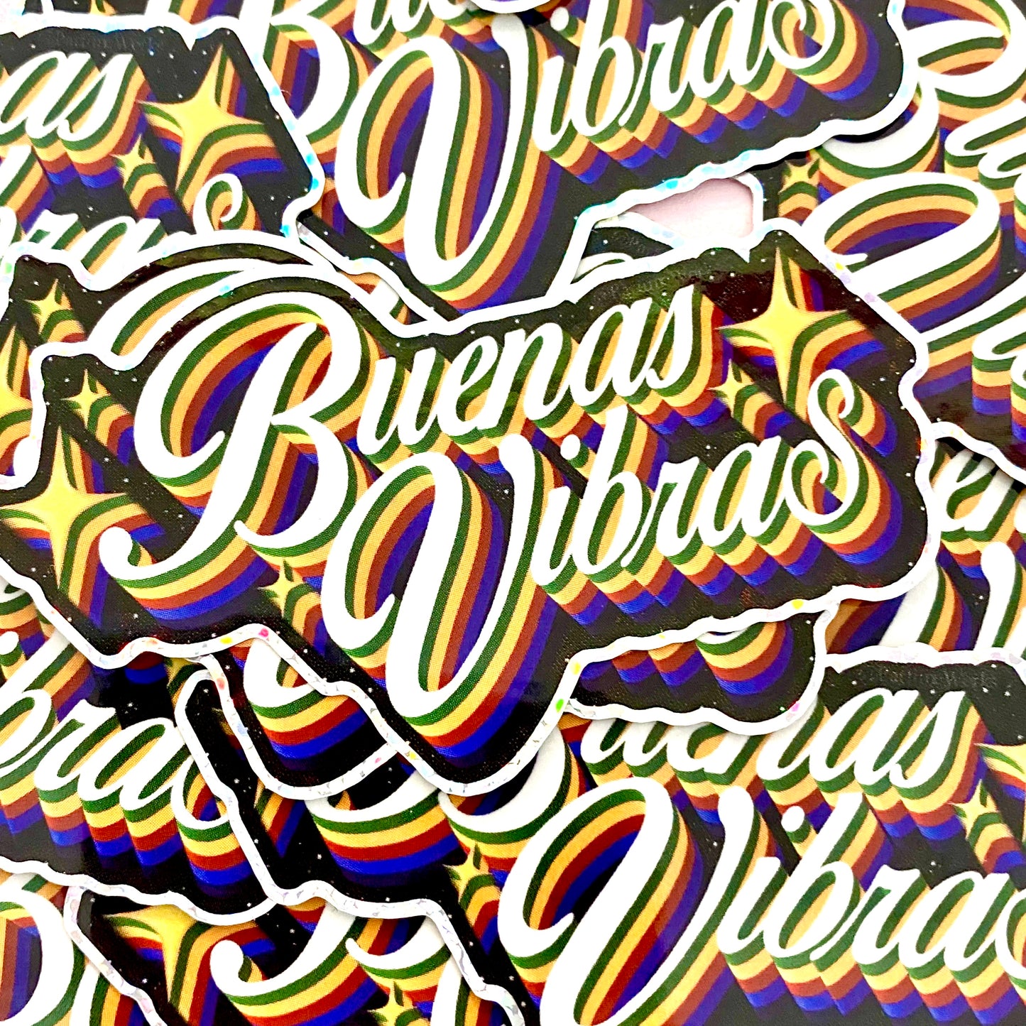 Buenas Vibras 3" Sticker