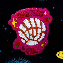Load image into Gallery viewer, Conchas and Chill 3"  Sticker