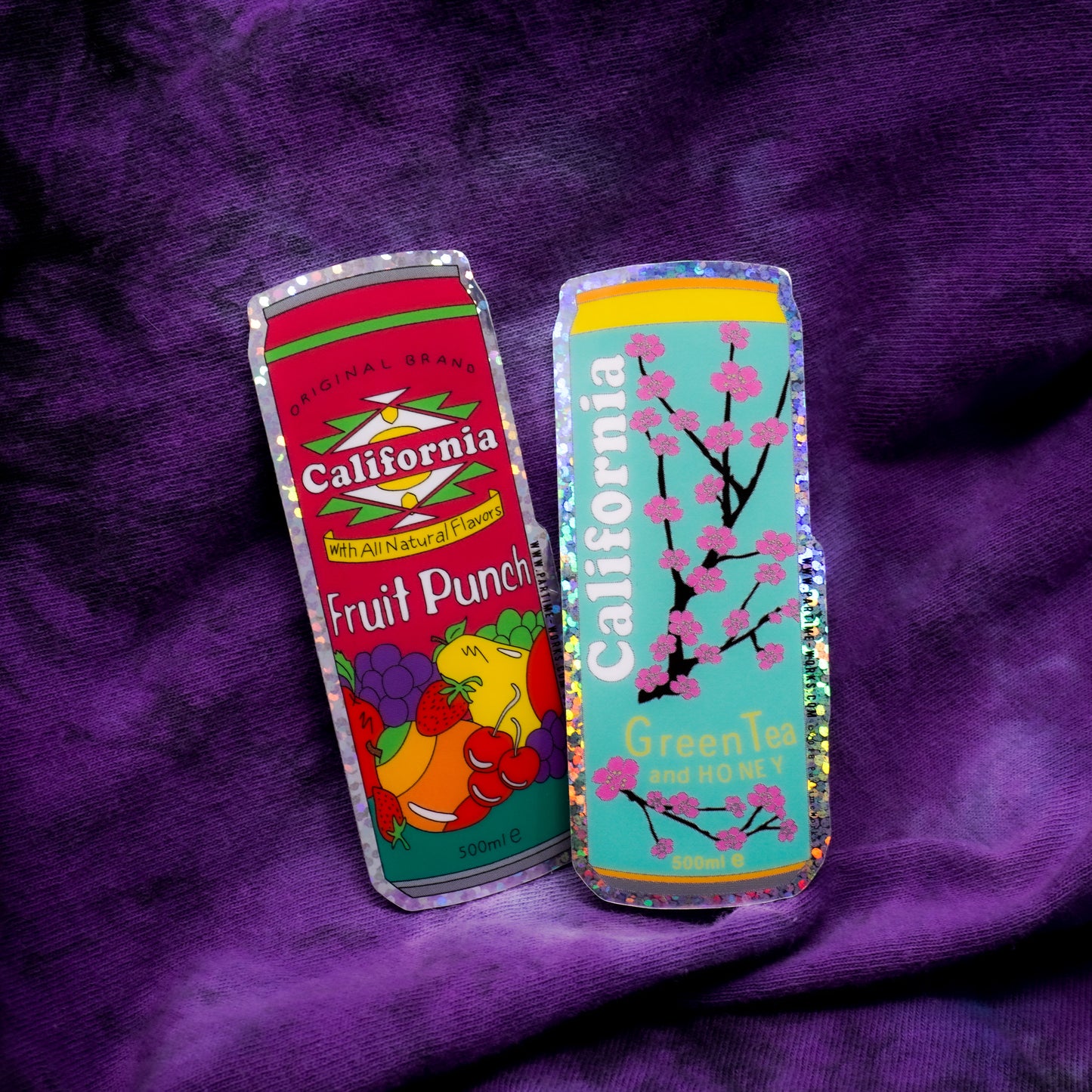 California Green Tea & Fruit Punch 3” Sticker Bundle