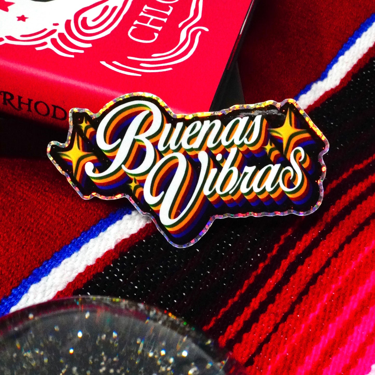 Buenas Vibras 3" Sticker