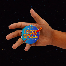 Load image into Gallery viewer, I Need Space 3" Sticker