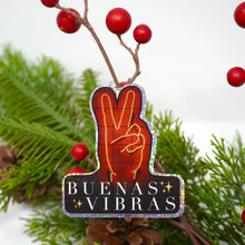 Load image into Gallery viewer, Buenas Vibras Peace 3" Sticker