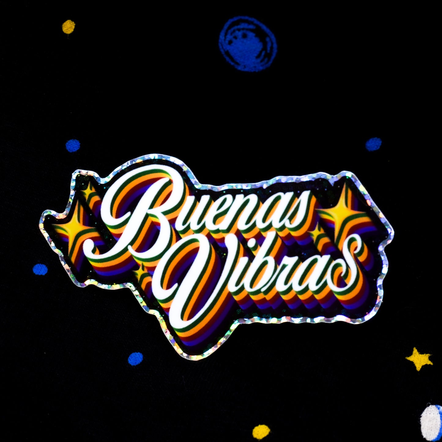 Buenas Vibras 3" Sticker