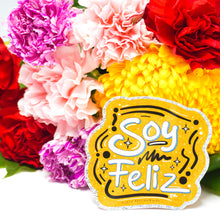 Load image into Gallery viewer, Soy Feliz 3" Sticker