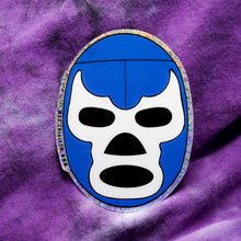 Load image into Gallery viewer, Blue Demon Mask 3" Sticker