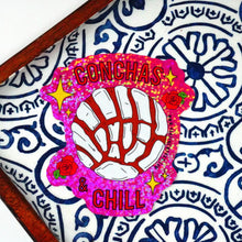 Load image into Gallery viewer, Conchas and Chill 3"  Sticker