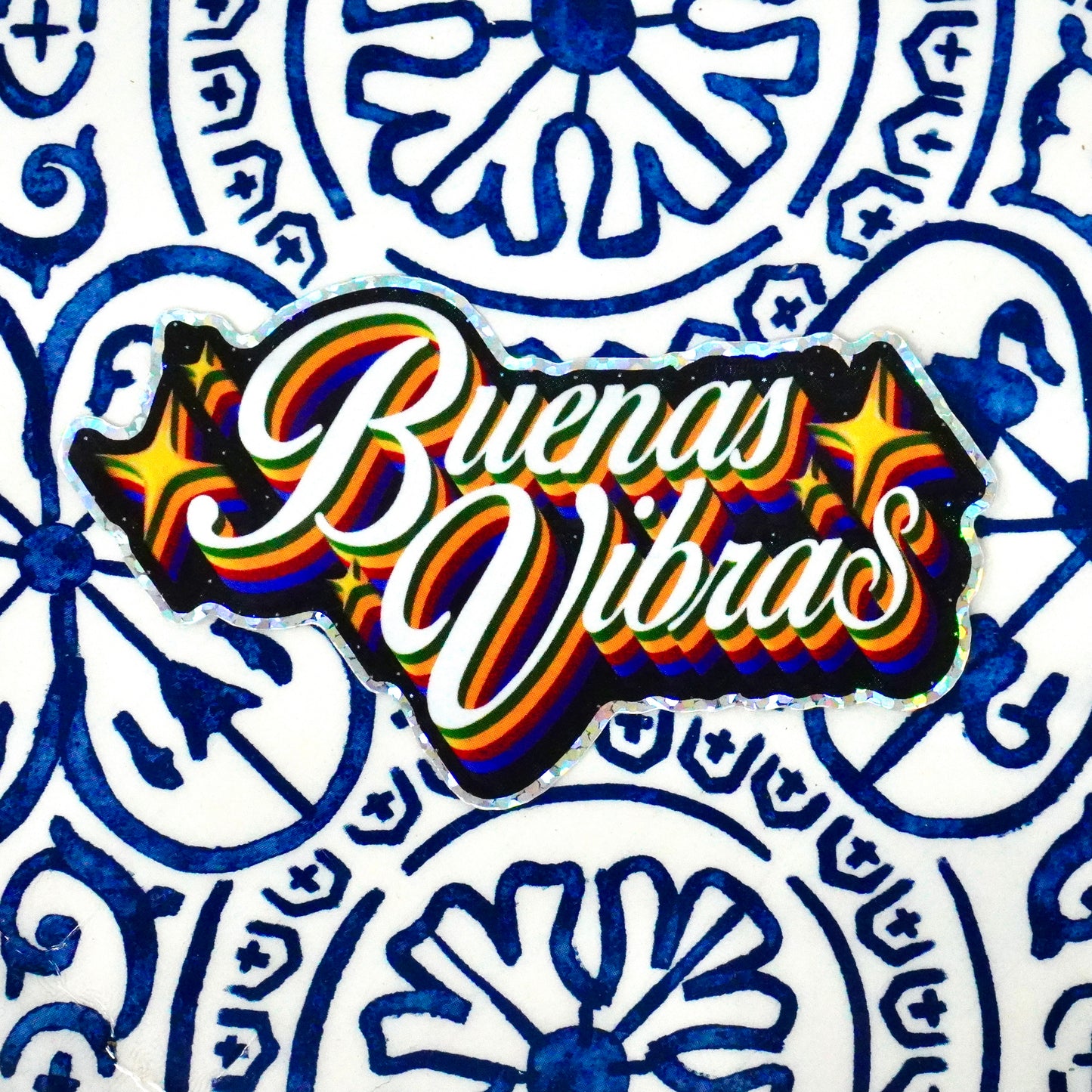 Buenas Vibras 3" Sticker