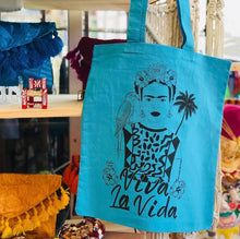 Load image into Gallery viewer, Frida “VIVA LA VIDA” Turquoise
