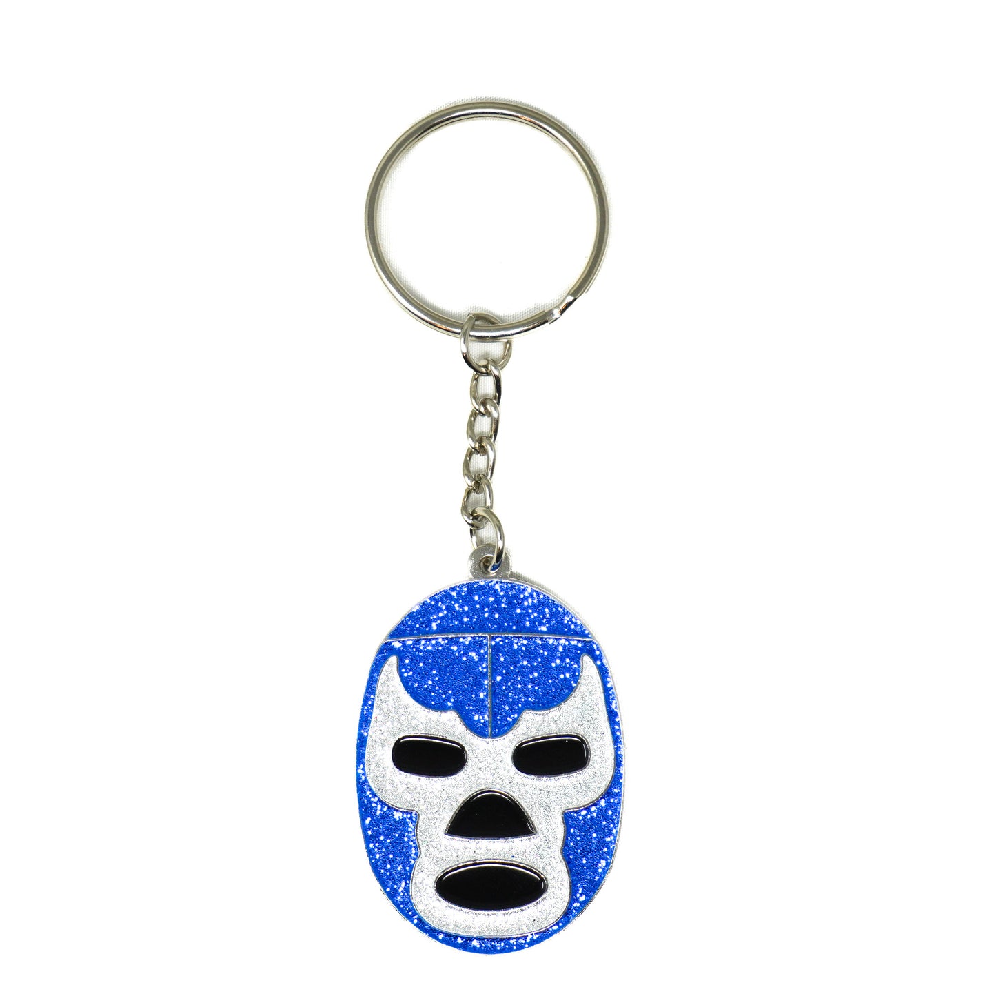 Blue Demon Mask Keychain