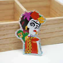 Load image into Gallery viewer, Frida con Changuito 3&quot; Sticker
