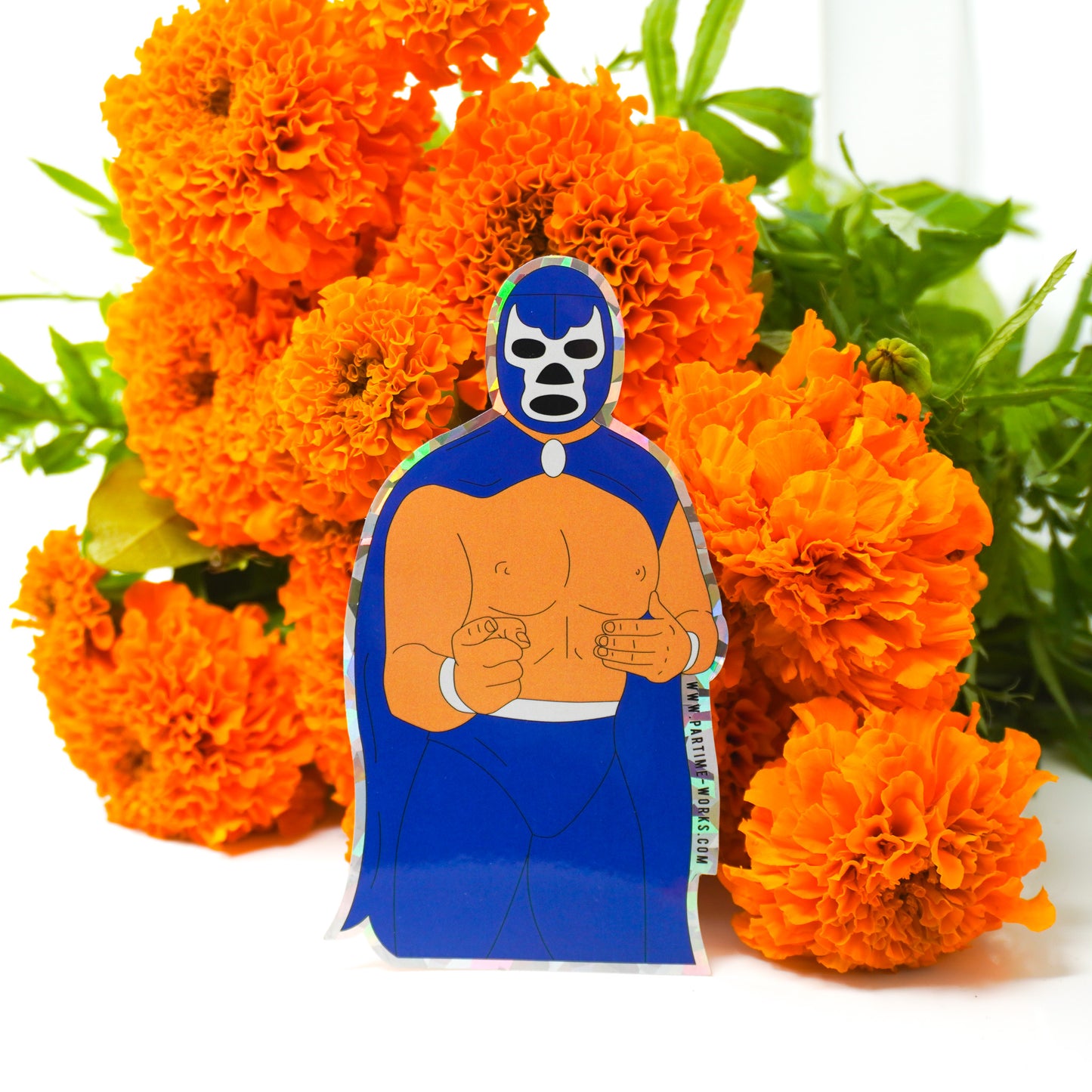Luchador Blue Demon 5" Sticker