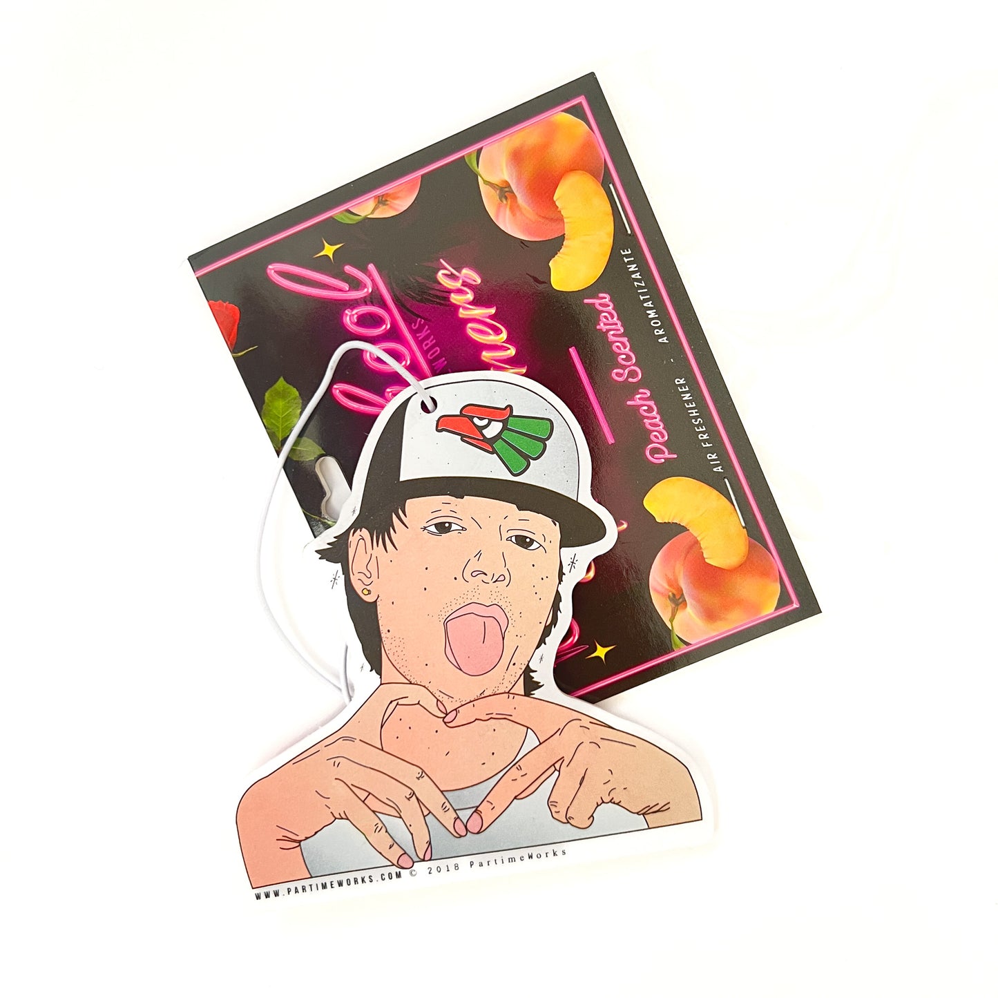 Peso Pluma (Peach Scent) Air Freshener 2-Sided