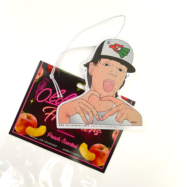 Peso Pluma (Peach Scent) Air Freshener 2-Sided