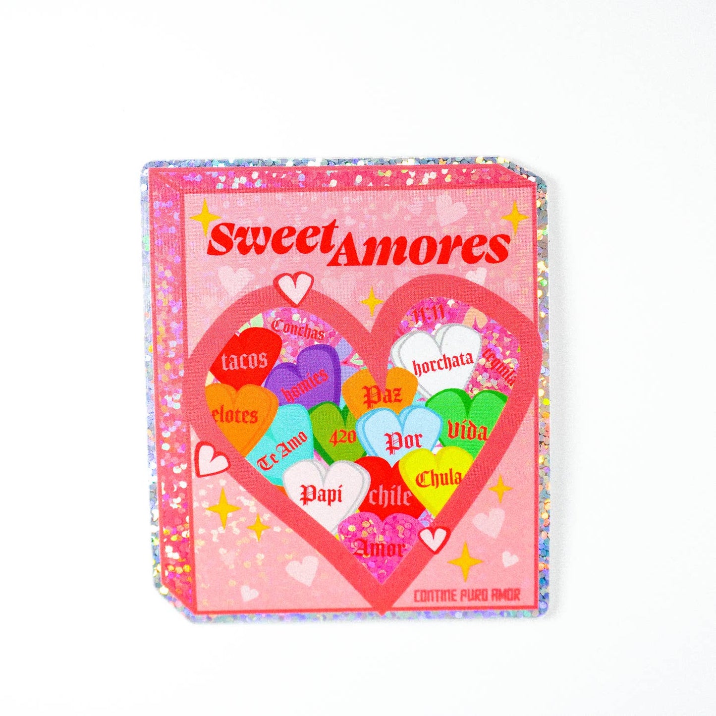 Sweet Amores 3" Sticker