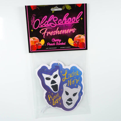 Lucha Now, Rest Later (Cherry Peach Scent) Air Freshener