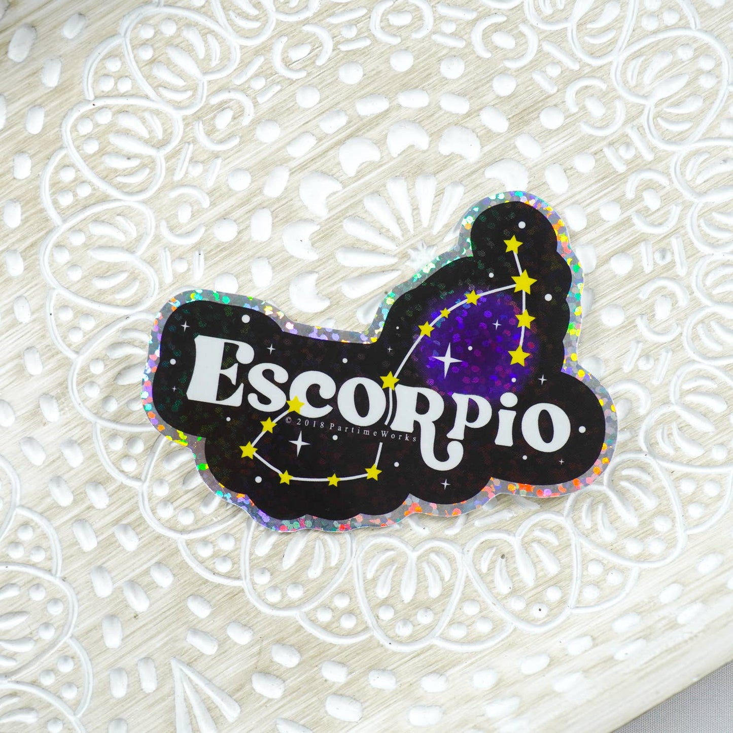 Escorpio Horoscope 3" Sticker