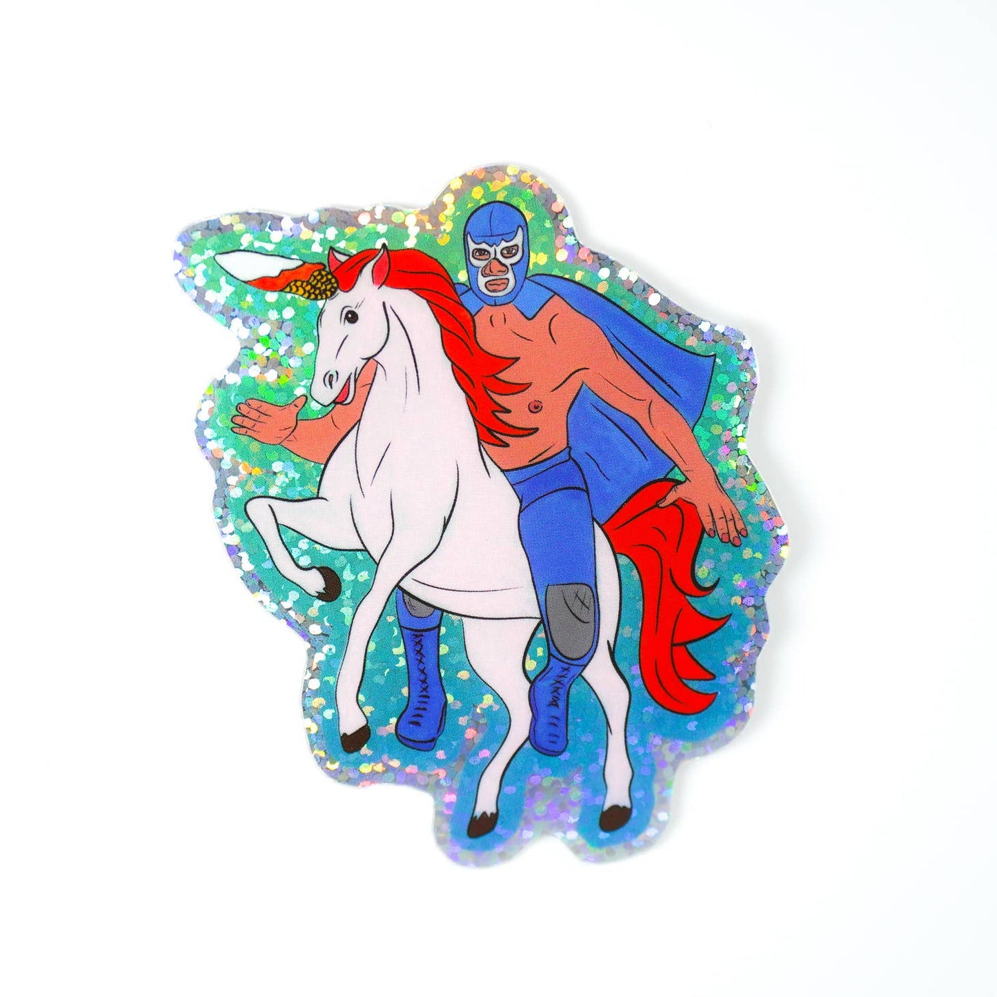 Mystical Luchador 3" Sticker