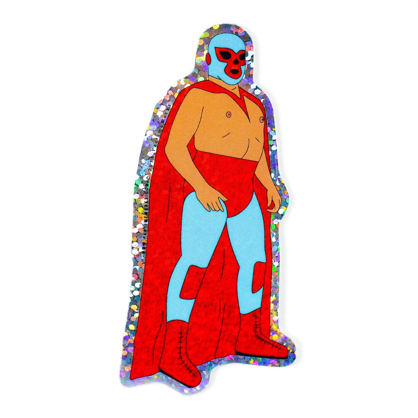 Nacho Luchador 3" Sticker