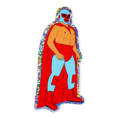 Nacho Luchador 3" Sticker