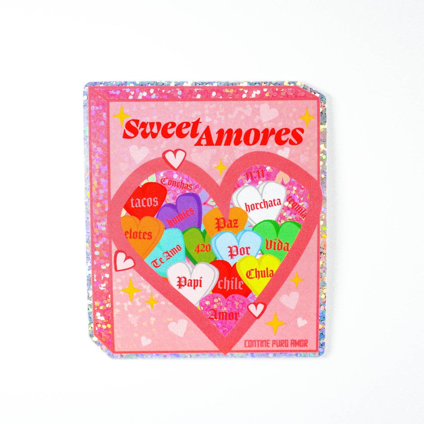 Sweet Amores 3" Sticker