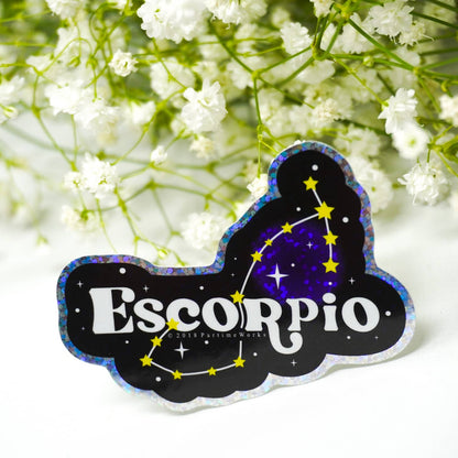 Escorpio Horoscope 3" Sticker