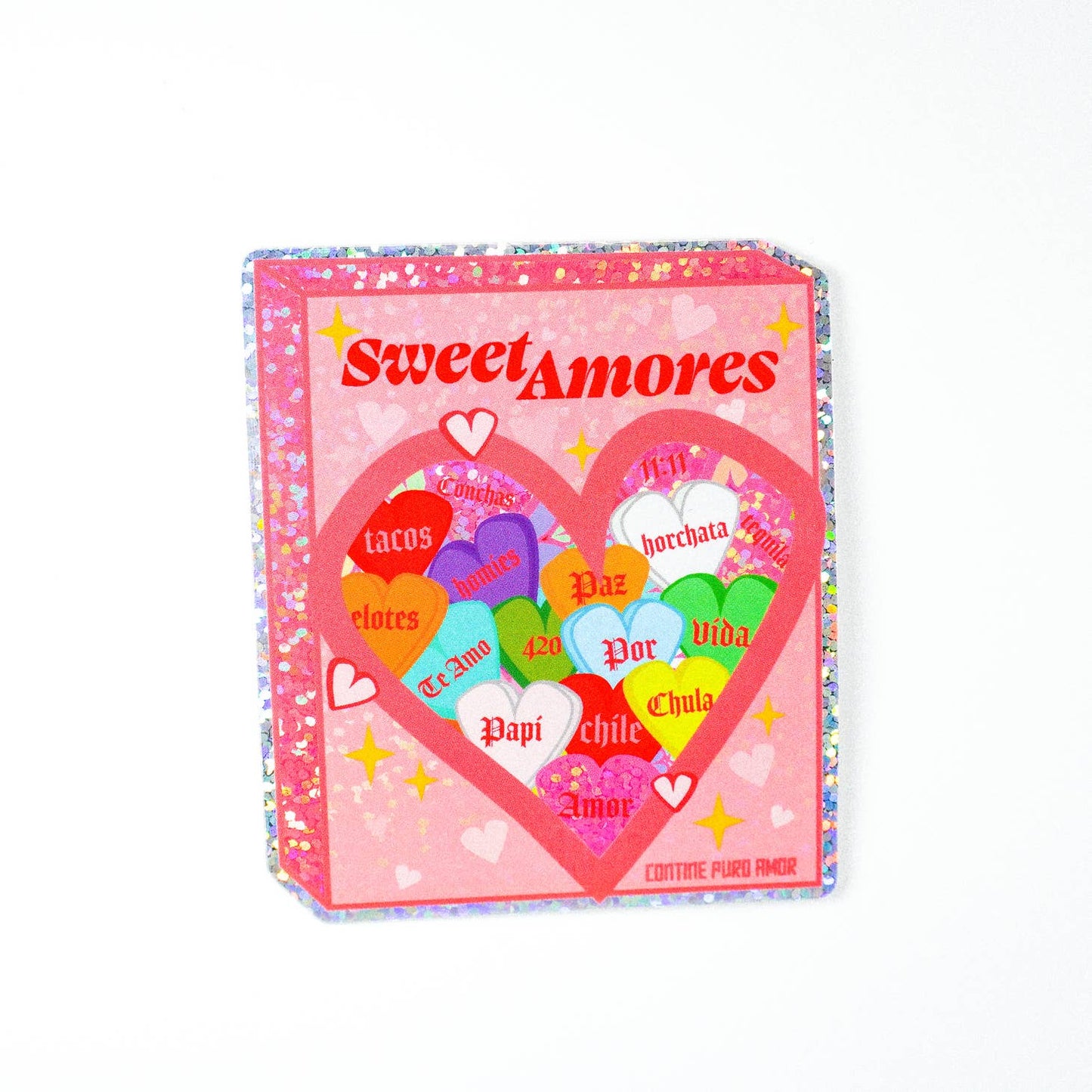 Sweet Amores 3" Sticker