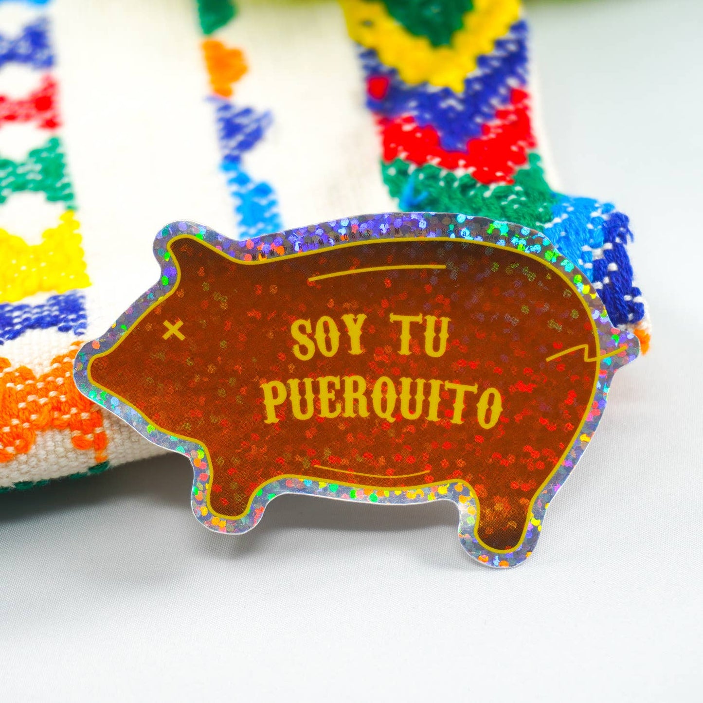 Soy Tu Puerquito 3" Sticker