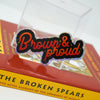 Brown and Proud 3" Sticker