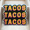 Tacos 3" Sticker