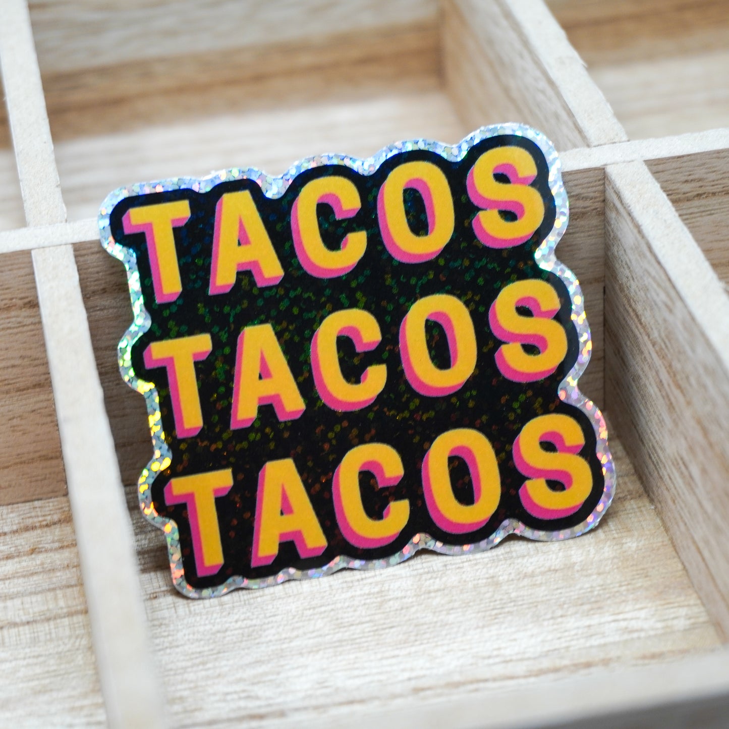 Tacos 3" Sticker