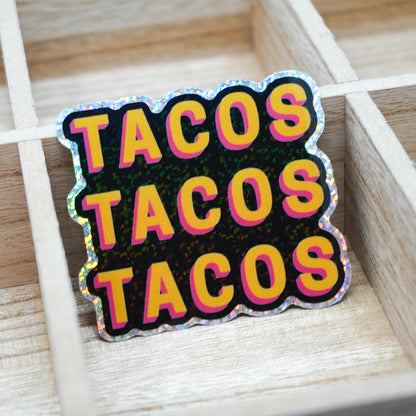 Tacos 3" Sticker