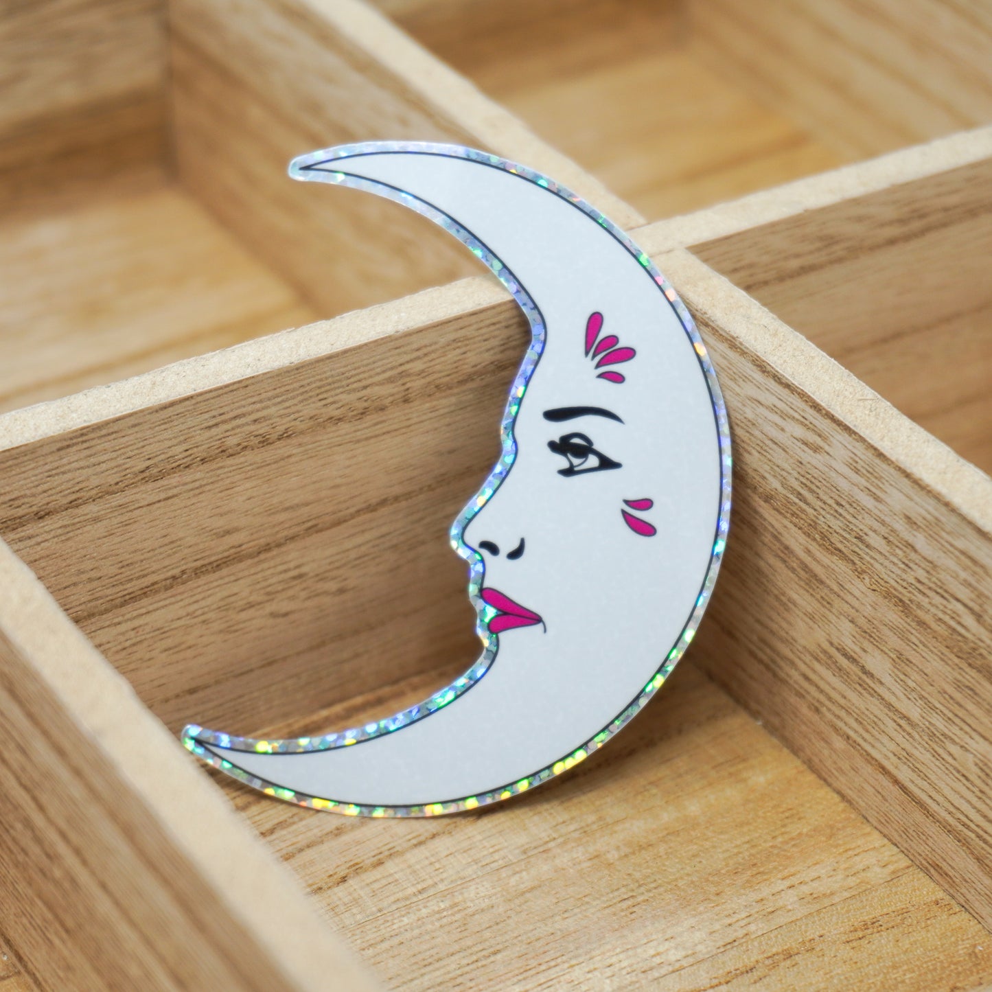 La Luna 3" Sticker