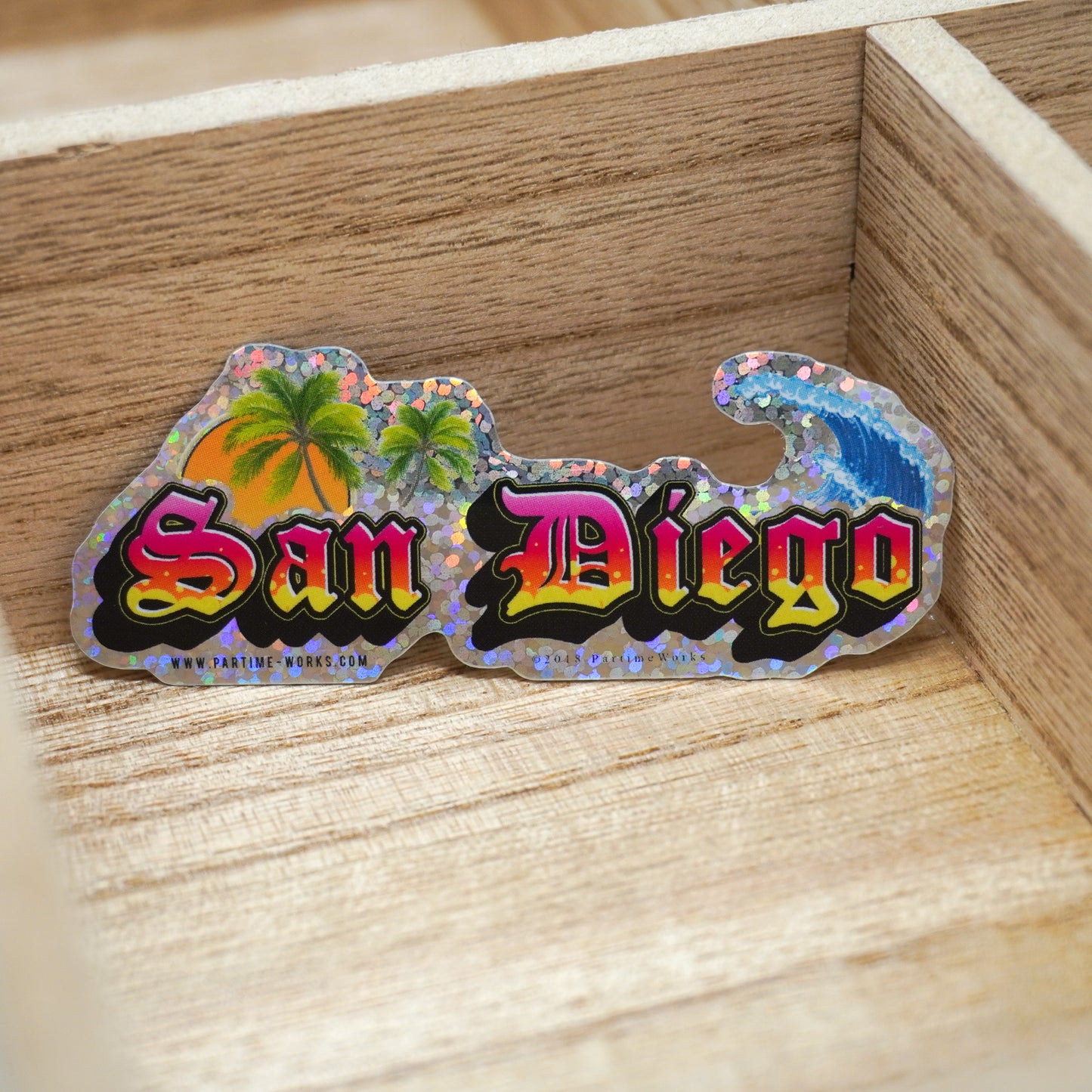 San Diego 3" Sticker