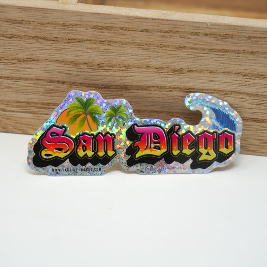 San Diego 3" Sticker