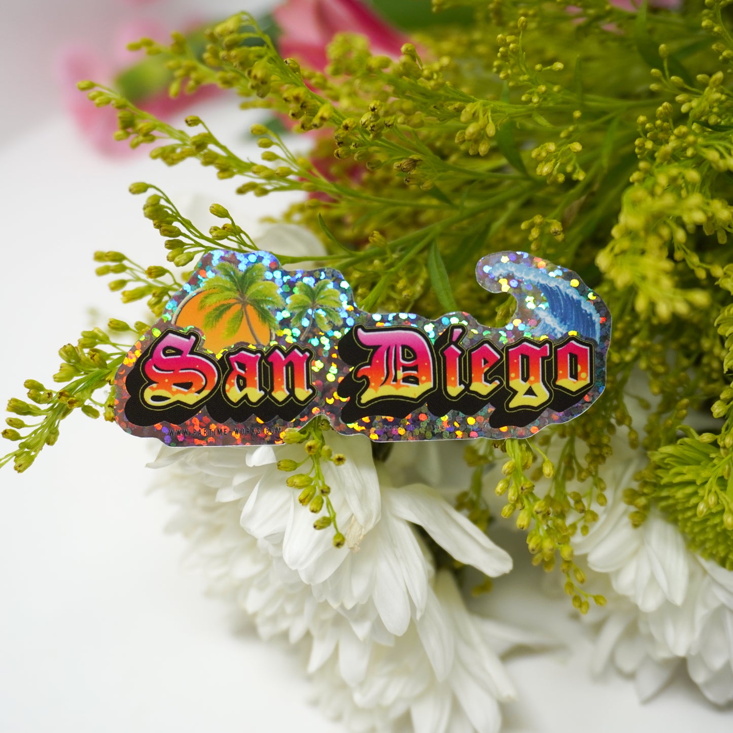 San Diego 3" Sticker